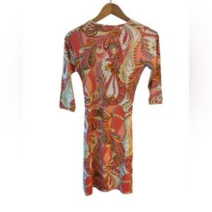 MARE BLU Colorful Paisley Dress